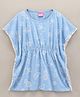 Little Kangaroos Sleeveless Cotton Kaftan Style Top Fruits Print - Bigal Blue