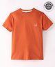 Jack & Jones Junior Half Sleeves T-Shirt- Orange