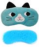 Jenna Velvet Cat Blue Sleeping Eye Mask With Cooling Gel