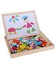 Pluspoint Magnetic Jigsaw Double Side Board Puzzle Games - Multicolour
