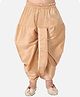 Tabard Solid Cotton Dhoti - Beige