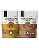 NourishVitals Healthy Munching Combo Golden Raisins Premium Quality  Salted Pumpkin Roasted Seed - 200 gm Each