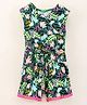 UCB Sleeveless Jumpsuit Floral Print - Teal Green