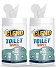 Cleno Toilet Cleaning Wet Wipes Pack of 2 - 50 Wipes Each