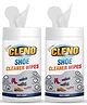 Cleno Shoe Cleaner Wet Wipes Pack of 2 - 50 Wipes Each