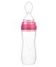 Safe O Kid Silicone Squeezy Food Feeder Spoon Pink - 90 ml