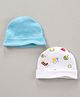 Ben Benny Printed Baby Cap Multicolour Pack of 2 - Diameter 9 cm
