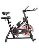Reach Elev-8 Spin Bike for Home Gym Exercise Cycle With Adjustable Seat And Handle - Black