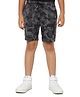 Jack & Jones Junior Mid Thigh Shorts Camo Print - Black