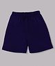 KAVEE 100% Cotton Solid Shorts - Blue