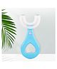Bembika Baby Teether Toys Heart Shape Small Toothbrush - Blue