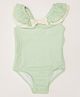 LC Waikiki Short Sleeves V Cut Swimsuit - Pastel Green