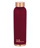 The Better Home 1000 Copper Water Bottle (900ml) | 100% Pure Copper Bottle | BPA Free & Non Toxic Water Bottle with Anti Oxidant Properties of Copper | Maroon