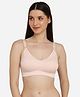 MAMMA PRESTO Solid Super Soft Maternity Nursing Bra - Peach