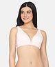 MAMMA PRESTO Striped Self Design Full Coverage Lightly Padded Maternity Bra - Pink