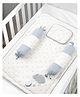 Mi Arcus 100% Cotton Polka Dot Print Baby Bedding Mattress / Gadda Set with Bolsters and Neck Pillow | Set of 4