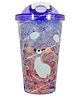 FunBlast Frosty Ice Cup Tumbler with Lid & Straw - Pack of 1 Random Color & Print