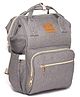 Abracadabra Canvas Diaper Bag- Grey