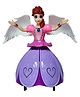 New Pinch Rotational 3D Light & Musical Dancing Angel Doll - Pink