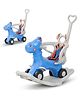 Baybee 2 in 1 Rocker Horse With Ride On Push Car - Blue