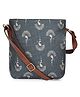 The Clownfish Aahna Polyester Crossbody Sling Bag - Slate Grey