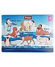 WISSEN Polar Animal Learning Puzzle Game for kids - 12 Pieces