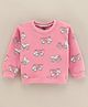 Little Kangaroos Full Sleeves Vehicle Print T-Shirt - Pink
