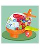 YAMAMA Gear Display Transparent Plane Toy for Kids 360 Degree Rotating Concept Racing with 3D Flashing LED Lights and Music - Multicolour