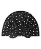 Zikku Baby Summer Cap Bandana in Polka Dots Design - Black