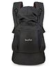 Bonfino Comfort 2 in 1 Baby Carrier with Head Support - Black| Padded Hip Support and Shoulder Strap| Cushioned Adjustable Strap| Breathable Mesh Fabric| Contoured Back & Head Support| Even Weight Distribution