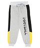 RAINE AND JAINE Football Text Print Jogger - Grey
