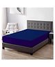 Trance Home Linen Premium 220 GSM Mattress Protector for King Size Bed Waterproof Bed Protector  78 x 72 Inch - Blue