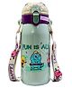 FunBlast Insulated Water Bottle with Straw and Strap  530 ml (Sea-Green)