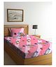 Arrabi Single Bed Cotton Bedsheet and Pillow Cover  Multicolour
