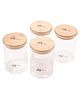 The Better Home Borosilicate Glass Jars Pack Of 4 - 600 ml each  