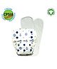 Kindermum Anchor Nano Aio Cloth Diaper With 2 Organic Cloth Inserts - White