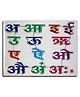 BeyBee Hindi Vowels Educational Puzzle Toy Multicolor - 12 Pieces
