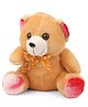 Liviya Teddy Bear With Neck Bow Tie Brown - 26 cm