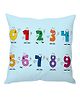 Stybuzz Cushion Cover Numbers Print - Blue
