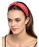 YouBella Dotted Hair Band - Red