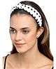 YouBella Dotted Hair Band - White