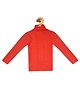 KNITCO Full Sleeves Cable Knit Unisex Skivi Sweater - Red
