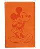 DISNEY MICKEY PU EMBOSSED A5 Notebook Ruled 200 Pages  (Yellow)