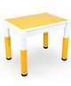 Baybee 2 in 1 Multi Purpose Kids Study Table for Kids with Storage Space Nonslip Base & Detachable Table for Children - Yellow
