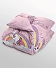 Polka Tots Kids Comforter Baby Blanket, Soft Quilt With 2 Reversible Way Design ( Unicorn,60x 40 inch)