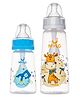 Mylo Baby Natural Feeding Bottle Slim Neck 125 ml and 250 ml Pack of 2 - 375 ml