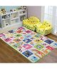 Kuber Industries Double Sided Water Proof Baby Mat Carpet Crawl Play Mat Kids Infant Crawling Play Mat -Multicolor