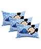 Kuber Industries Disney Mickey Mouse Print Silky Soft Pillow Pack of 3 - Blue