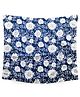 Bembika Bamboo Cotton Muslin Swaddle Wrap Blanket Baby Orchid - Navy Blue