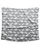 Bembika Bamboo Cotton Muslin Swaddle Wrap Blanket Baby Grey Elephant Print - Grey
